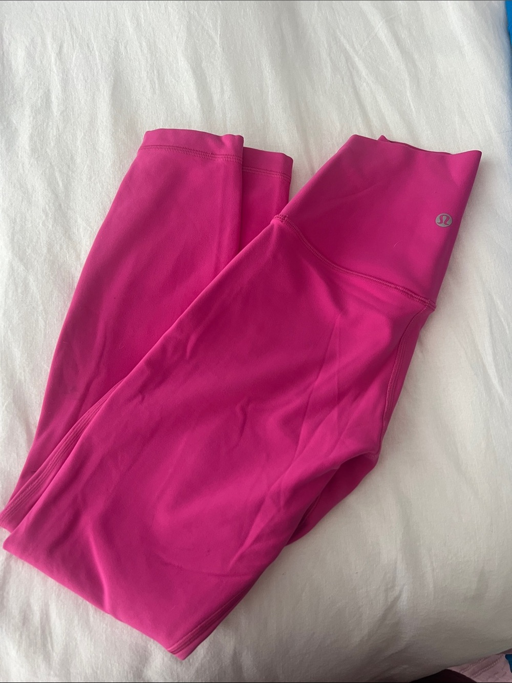 lululemon align Bright Pink High-Rise Leggings